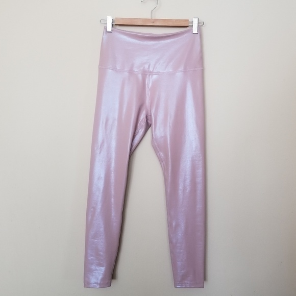 Beyond Yoga Pants - Beyond Yoga Pearlized High Waisted Midi Legging M